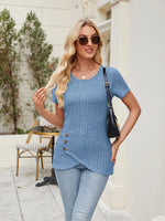 Round Neck Short Sleeve T-Shirt