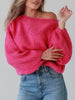 Chunky Knit Boat Neck Sweater