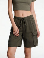 Cargo Shorts with Drawstring