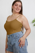 Basic Bae Full Size Round Neck Slim Cami Plus Size