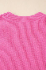 Western Horse Embroidered Round Neck Sweater
