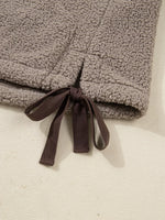 Side Bows Sherpa Fleece Vest