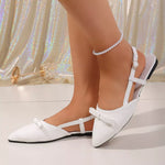Point Toe Slingback Sandals