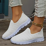 Round Toe Mesh Slip-Ons
