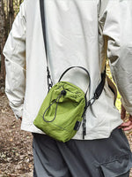 Drawstring Closure Lightweight Shoulder Bag