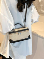 Top Handle Detachable Strap Handbag
