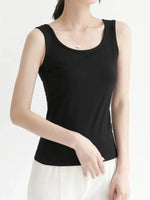 Scoop Neck Wide Strap Tank