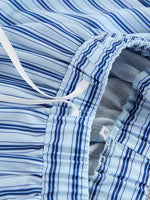 Striped Cami & Shirt and Pants Lounge Set