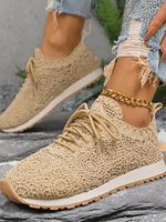 Mesh Lace Up Sneakers