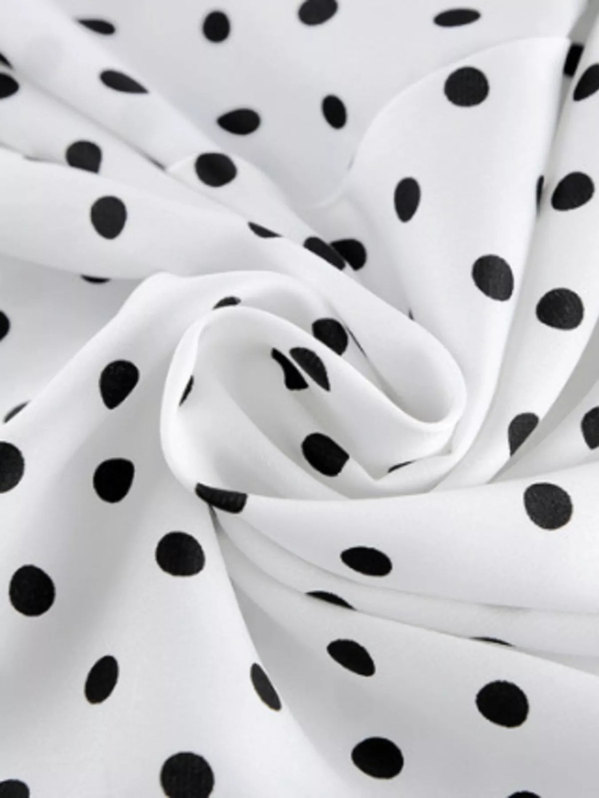 Polka Dot Mermaid Maxi Skirt