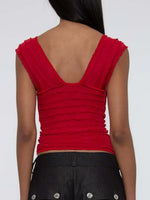 Ruched Solid Tank