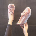 Round Toe Lace Up Sneakers