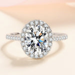 1 Carat Moissanite 925 Sterling Silver Ring