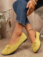 Bow-Detail Slip-On Loafers