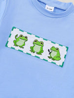 Children's Frog Short Sleeve T-Shirt & Shorts Set