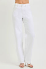 RISEN Full Size High Rise Wide Baggy Pants Plus Size