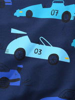 Children's Racing Car Print Long Sleeve Sweatshirt