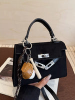 Crossbody Bag with Baseball Charm