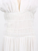Tiered V-Neck Sleeveless Maxi Dress