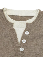 Dropped Shoulder Long Sleeve Sweater