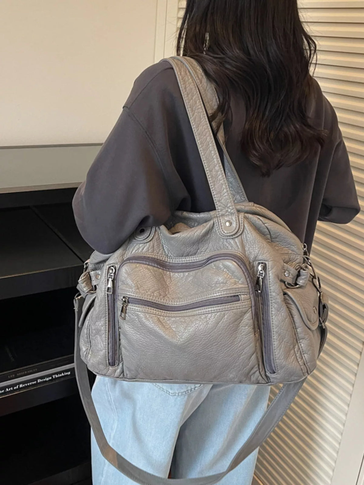 Multi Pocket Shoulder Bag
