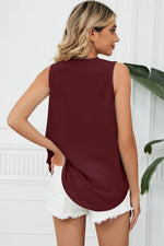 V-Neck Wide Strap Tank