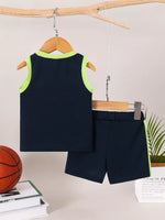 Children's Basketball Player Tank Top & Shorts Set