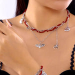 Halloween Double Layered Pendant Necklace