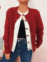 Button-Up Long Sleeve Cardigan