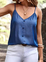 V-Neck Adjustable Strap Cami