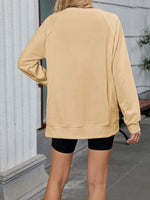 Round Neck Long Sleeve Sweatshirt
