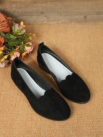 Round Toe Slip-Ons