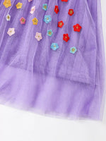 Children's Unicorn Embroidered Tulle Dress