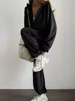 Zip-Up Hoodie and Joggers Set