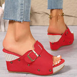 Open Toe Wedge Sandals