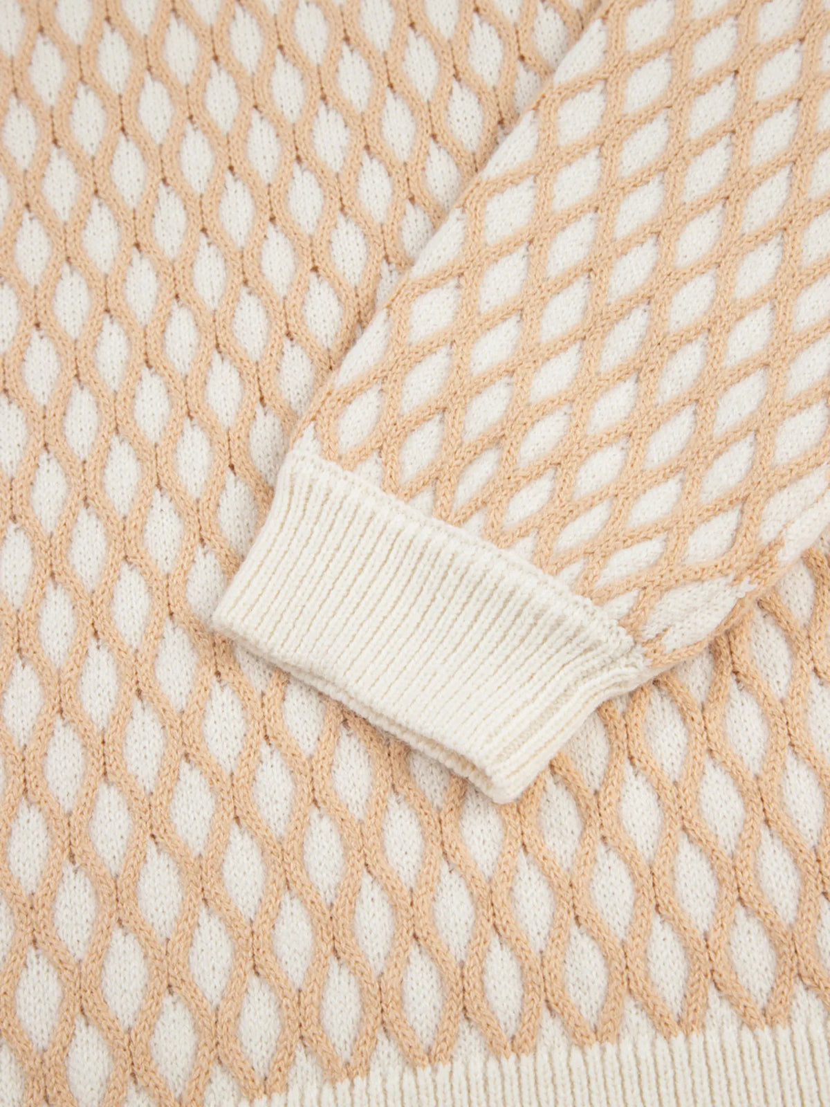 Textured Knit Mock Neck Sweater