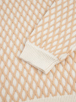 Textured Knit Mock Neck Sweater
