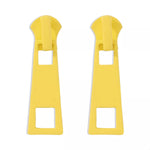 Colorful Zipper Drop Earrings