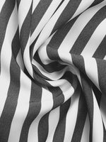 Striped Oversized Button-Up Shirt