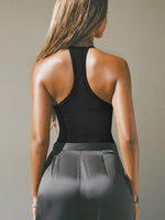 Cutout Ribbed Tank Top