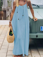 Backless Spaghetti Strap Maxi Dress