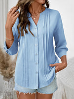 Button-Down Notched Shirt