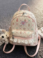 Lace Detail Backpack Bag