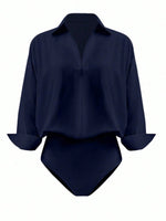 Button-Down Long Sleeve Bodysuit