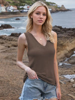 Tie Shoulder V-Neck Sweater Vest