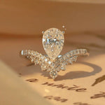 1.5 Carat Moissanite 925 Sterling Silver Ring