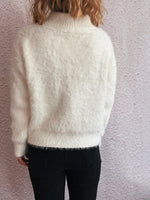 Cozy Fuzzy Half-Zip Sweater