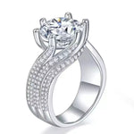 5 Carat Moissanite 925 Sterling Silver Ring