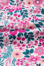 Printed Short Sleeve Mini Shirt Dress