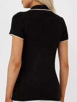 Contrast Trim Button Detail Polo